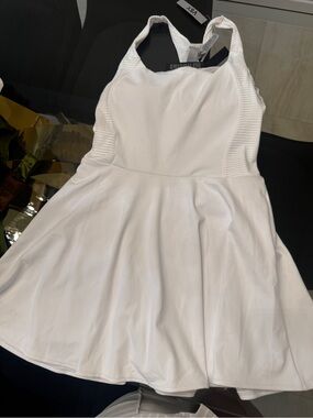 Victoria's Secret White Girls Halter Skater Dress